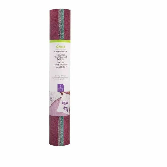 Cricut Glam Squad Glitter Iron-On 12 X 12 Inches 3 Pack 3 Cricut Glam Squad Glitter Iron-On 12 X 12 Inches 3 Pack