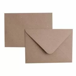 Craft UK Kraft Envelopes C6 50 Pack