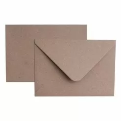 Craft UK Kraft Envelopes 5 X 7 Inches 50 Pack