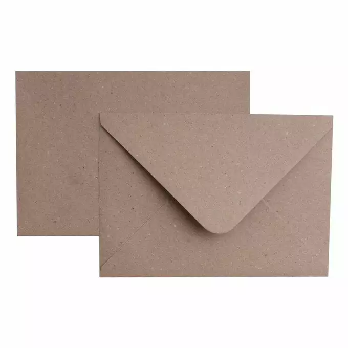 Craft UK Kraft Envelopes 5 X 7 Inches 50 Pack 3 Craft UK Kraft Envelopes 5 X 7 Inches 50 Pack