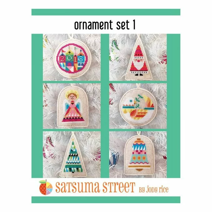 Satsuma Street Ornament Set 1 Cross Stitch Chart 3 Satsuma Street Ornament Set 1 Cross Stitch Chart