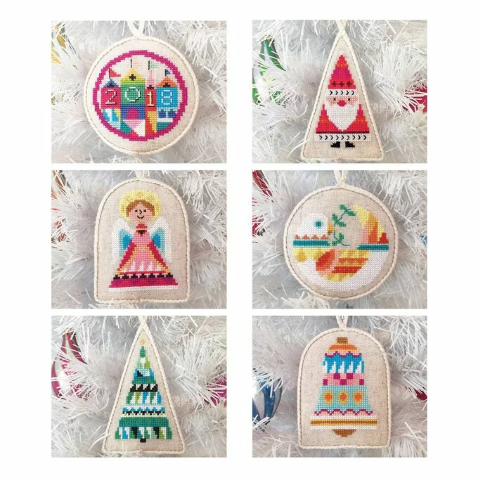 Satsuma Street Ornament Set 1 Cross Stitch Chart 4 Satsuma Street Ornament Set 1 Cross Stitch Chart - Image 2