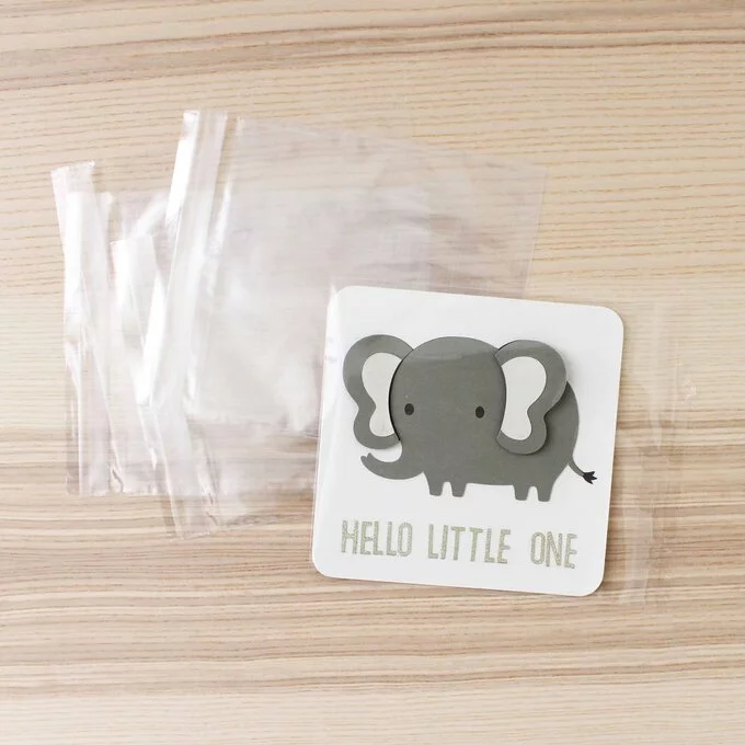 Hobbycraft Clear Cello Bags 5 X 5 Inches 50 Pack 4 Hobbycraft Clear Cello Bags 5 X 5 Inches 50 Pack - Image 3