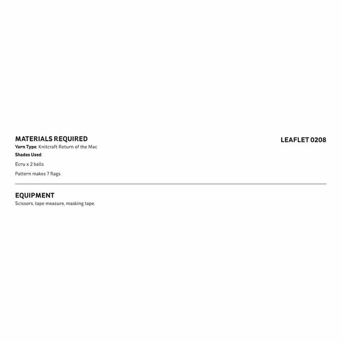 Knitcraft Macrame Bunting Digital Pattern 0203 4 Knitcraft Macrame Bunting Digital Pattern 0203 - Image 2