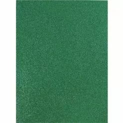 Hobbycraft Dark Green Glitter Foam Sheet 22.5cm X 30cm