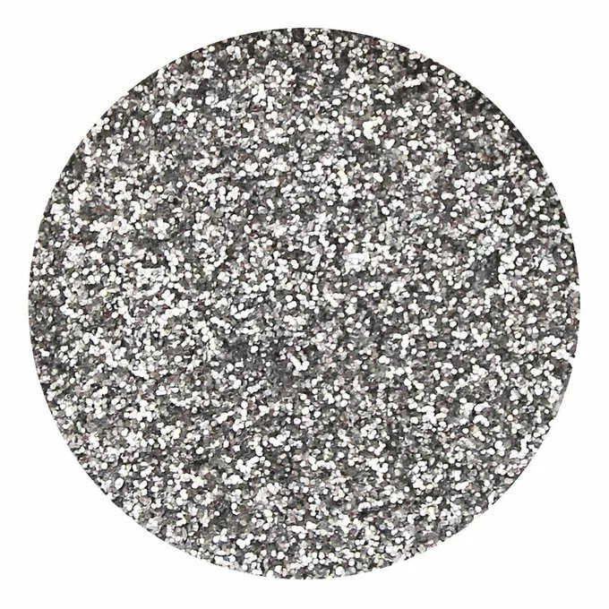 Hobbycraft Silver Biodegradable Glitter Shaker 80g 4 Hobbycraft Silver Biodegradable Glitter Shaker 80g - Image 2