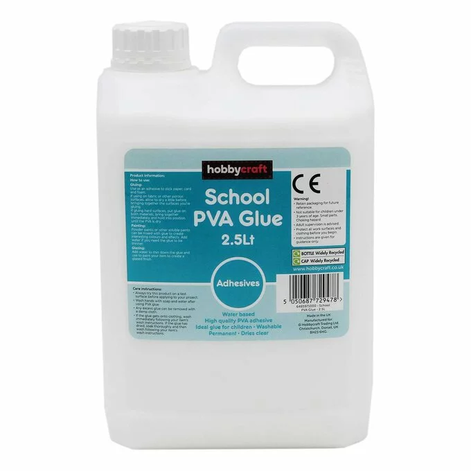 Hobbycraft School PVA Glue 2.5 Litres 3 Hobbycraft School PVA Glue 2.5 Litres