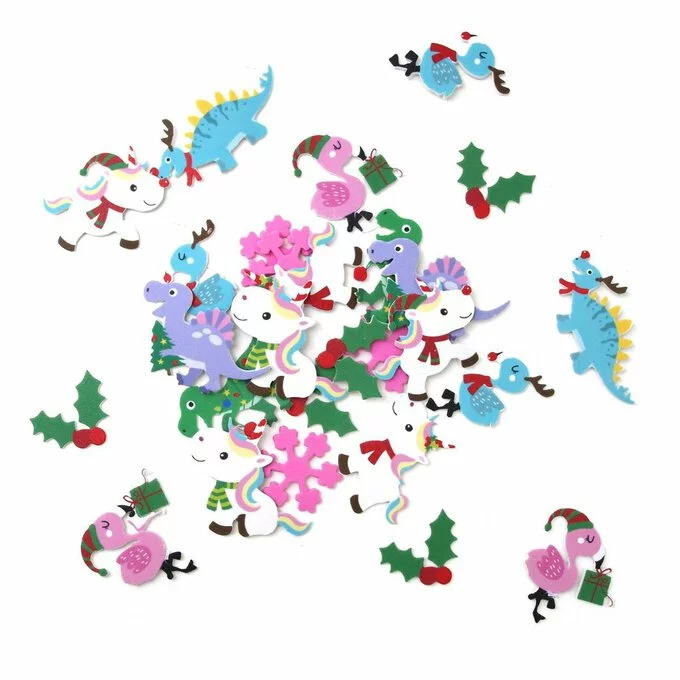 Hobbycraft Dinosaur And Unicorn Christmas Foam Stickers 3 Hobbycraft Dinosaur And Unicorn Christmas Foam Stickers