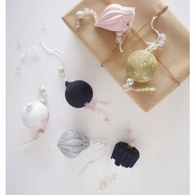 Hobbycraft Ceramic Baubles With Jute 3 Pack 9 Hobbycraft Ceramic Baubles With Jute 3 Pack - Image 7