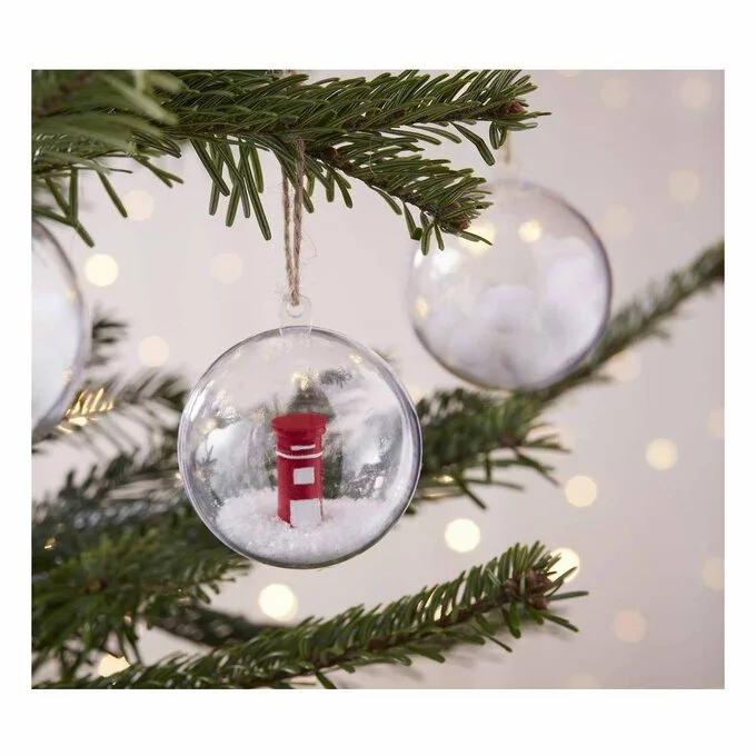 Hobbycraft Small Fillable Baubles 6cm 6 Pack 4 Hobbycraft Small Fillable Baubles 6cm 6 Pack - Image 2