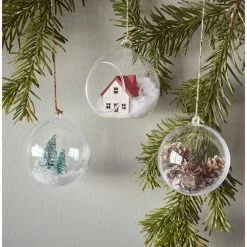Hobbycraft Small Fillable Baubles 6cm 6 Pack 11 Hobbycraft Small Fillable Baubles 6cm 6 Pack -Cheap Christmas Crafts for Kids Store 650081 1000 6 small fillable baubles 6cm 6 pack