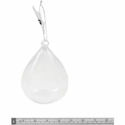 Hobbycraft Oval Fillable Glass Bauble 10cm 12 Hobbycraft Oval Fillable Glass Bauble 10cm -Cheap Christmas Crafts for Kids Store 650084 1000 4 oval fillable glass bauble 10cm