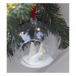 Hobbycraft Round Fillable Glass Bauble 8cm -Cheap Christmas Crafts for Kids Store 650085 1000 2 round fillable glass bauble 8cm