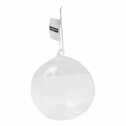 Hobbycraft Round Fillable Glass Bauble 12cm