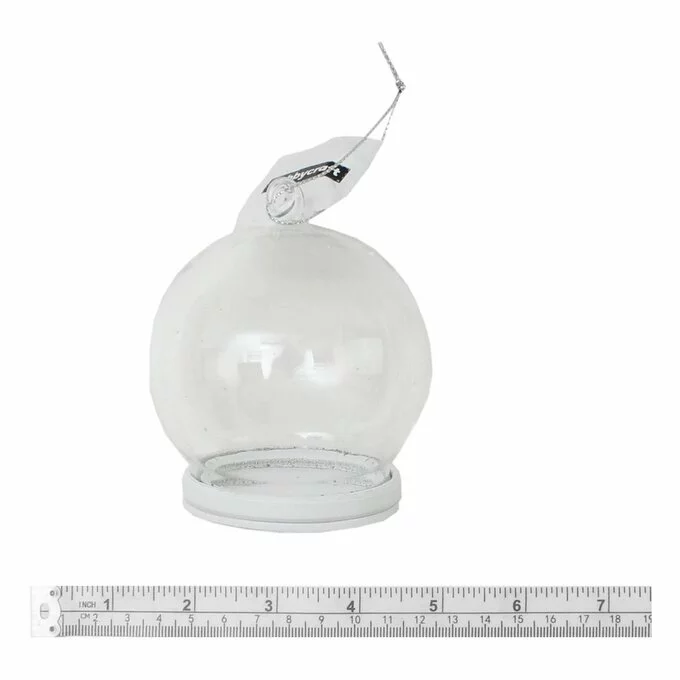 Hobbycraft Fillable Glass Hanging Snow Globe 8cm 6 Hobbycraft Fillable Glass Hanging Snow Globe 8cm - Image 4
