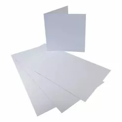 Hobbycraft White Card Pad 6 X 6 Inches 20 Sheets