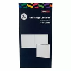 Hobbycraft White Card Pad 6 X 6 Inches 20 Sheets 5 Hobbycraft White Card Pad 6 X 6 Inches 20 Sheets -Cheap Christmas Crafts for Kids Store 650629 1000 2 white card pad 6 x 6 inches 20 sheets