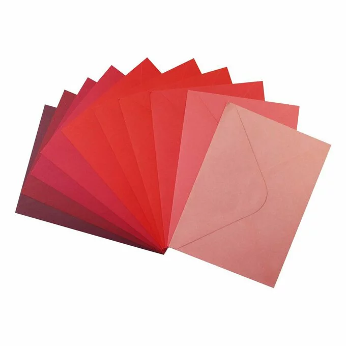Hobbycraft Red Cards And Envelopes 5 X 7 Inches 20 Pack 4 Hobbycraft Red Cards And Envelopes 5 X 7 Inches 20 Pack - Image 2