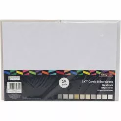 Hobbycraft Neutral Cards And Envelopes 5 X 7 Inches 20 Pack 9 Hobbycraft Neutral Cards And Envelopes 5 X 7 Inches 20 Pack -Cheap Christmas Crafts for Kids Store 650637 1005 4 neutral cards and envelopes 5 x 7 inches 20 pack