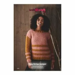 Knitcraft Cosy Stripe Jumper Digital Pattern 0235