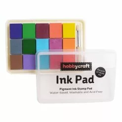 Hobbycraft Rainbow Ink Pad 15 Pack