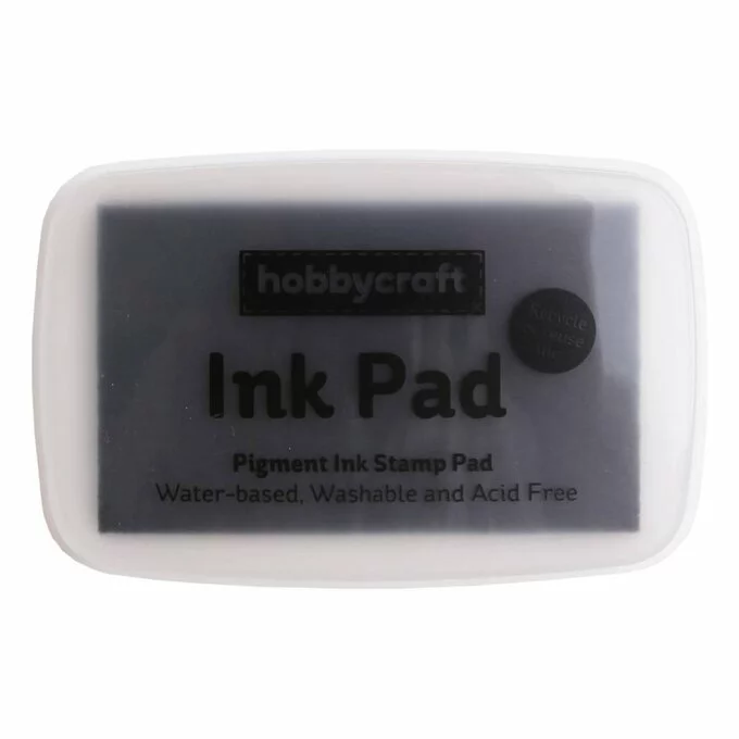 Hobbycraft Black Ink Pad 4 Hobbycraft Black Ink Pad - Image 2