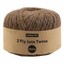 Hobbycraft Natural Jute Twine 2 Ply 300m