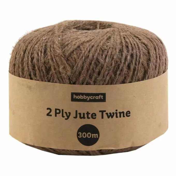 Hobbycraft Natural Jute Twine 2 Ply 300m 3 Hobbycraft Natural Jute Twine 2 Ply 300m