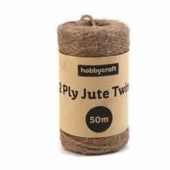 Hobbycraft Natural Jute Twine 2 Ply 50m