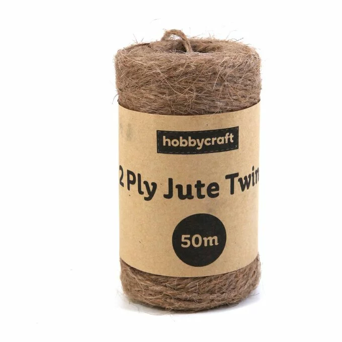 Hobbycraft Natural Jute Twine 2 Ply 50m 3 Hobbycraft Natural Jute Twine 2 Ply 50m