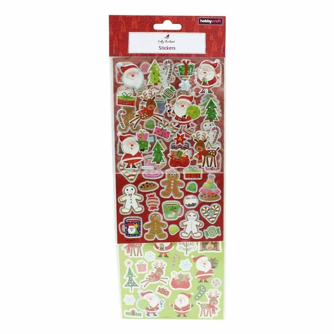 Hobbycraft Traditional Christmas Stickers Waterfall 3 Pack 4 Hobbycraft Traditional Christmas Stickers Waterfall 3 Pack - Image 2