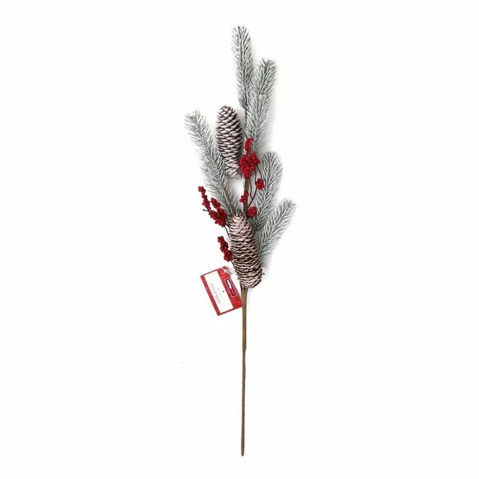 Hobbycraft Pine Cone And Berry Stem 68cm 3 Hobbycraft Pine Cone And Berry Stem 68cm