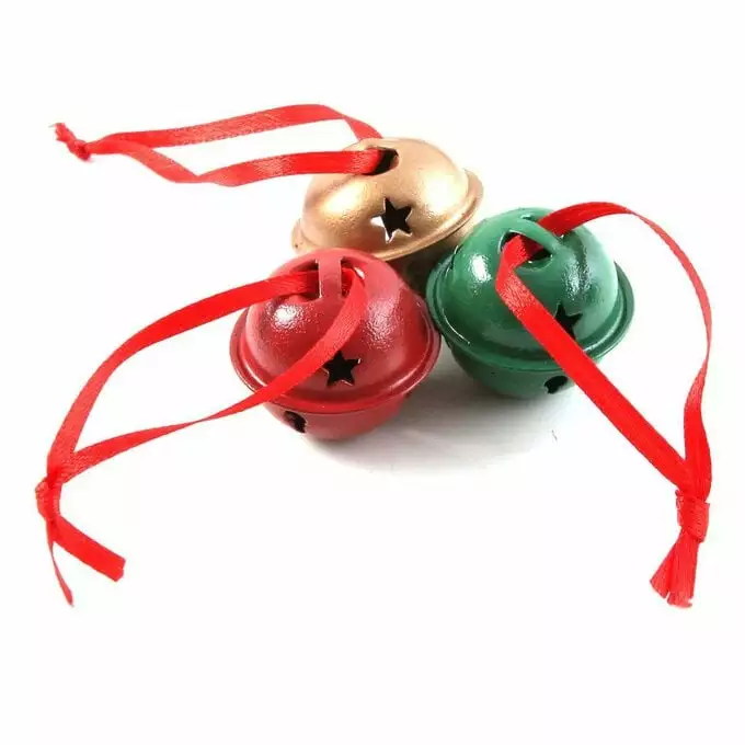 Hobbycraft Red Gold And Green Christmas Jingle Bells 12 Pack 4 Hobbycraft Red Gold And Green Christmas Jingle Bells 12 Pack - Image 2