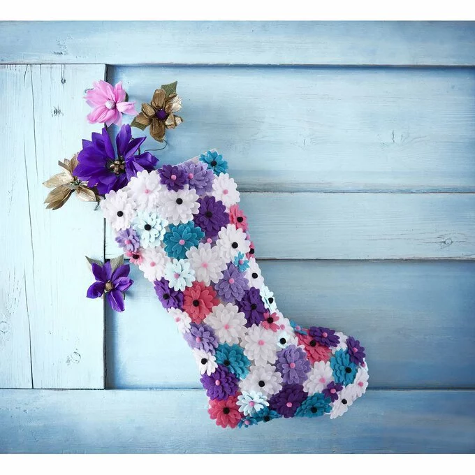 Hobbycraft Linen Christmas Stocking 6 Hobbycraft Linen Christmas Stocking - Image 4