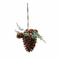 Hobbycraft Pinecone And Berry Hanging Decoration 15cm