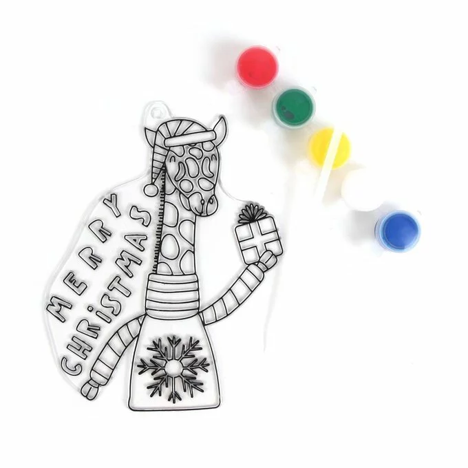 Hobbycraft Christmas Giraffe Suncatcher Kit 3 Hobbycraft Christmas Giraffe Suncatcher Kit
