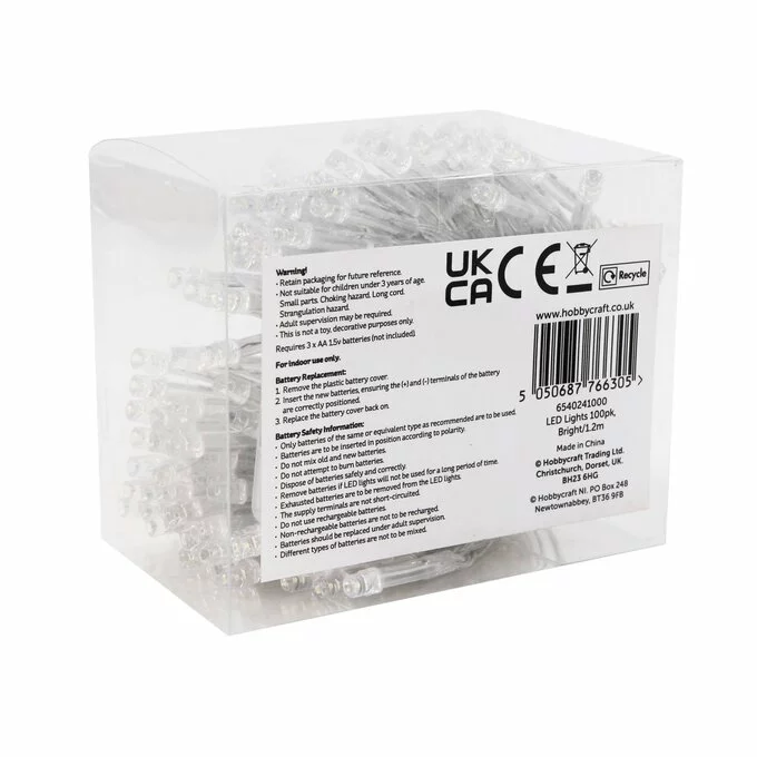 Hobbycraft Bright LED Lights 1.2m 6 Hobbycraft Bright LED Lights 1.2m - Image 4