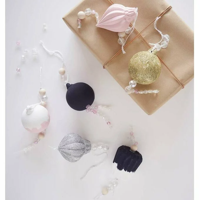 Hobbycraft Ceramic Baubles With Jute 3 Pack 5 Hobbycraft Ceramic Baubles With Jute 3 Pack - Image 3