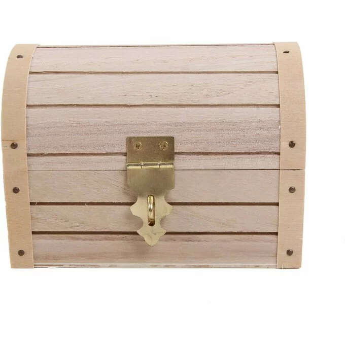 Hobbycraft Wooden Jewellery Chest 13cm X 9cm X 9cm 5 Hobbycraft Wooden Jewellery Chest 13cm X 9cm X 9cm - Image 3