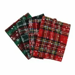 Trimits Red Tartan Fat Quarters 4 Pack