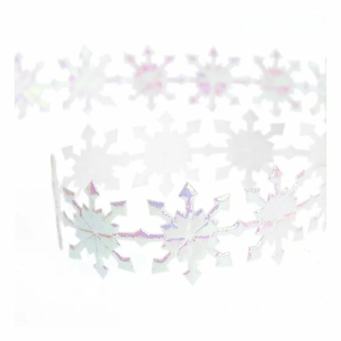Trimits Snowflake Ribbon Trim 20mm X 2m 4 Trimits Snowflake Ribbon Trim 20mm X 2m - Image 2