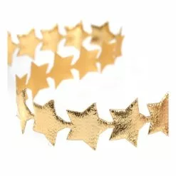 Trimits Gold Star Ribbon Trim 20mm X 2m