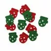 Hobbycraft Christmas Mitten Felt Embellishments 12 Pack 1 Hobbycraft Christmas Mitten Felt Embellishments 12 Pack -Cheap Christmas Crafts for Kids Store 658352 1000 1 Felt Mitten Embellishments red green 12pack