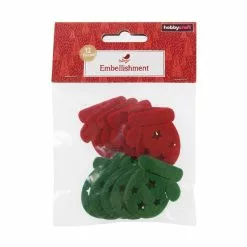 Hobbycraft Christmas Mitten Felt Embellishments 12 Pack 9 Hobbycraft Christmas Mitten Felt Embellishments 12 Pack -Cheap Christmas Crafts for Kids Store 658352 1000 4 Felt Mitten Embellishments red green 12pack
