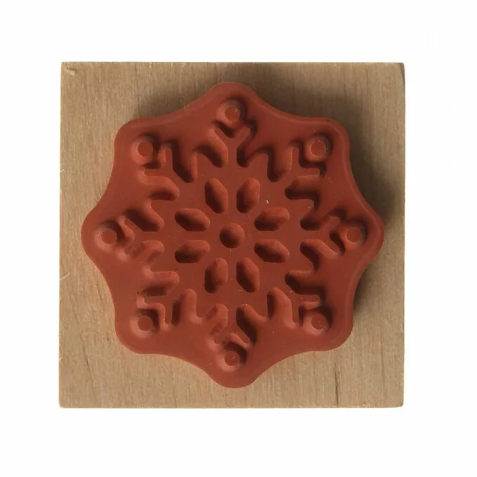 Hobbycraft Modern Snowflake Wooden Stamp 3.8cm X 3.8cm 6 Hobbycraft Modern Snowflake Wooden Stamp 3.8cm X 3.8cm - Image 4
