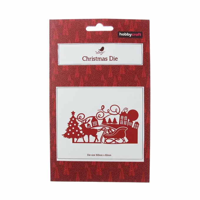 Hobbycraft Santa’s Sleigh Christmas Die 16cm X 8cm 3 Hobbycraft Santa’s Sleigh Christmas Die 16cm X 8cm
