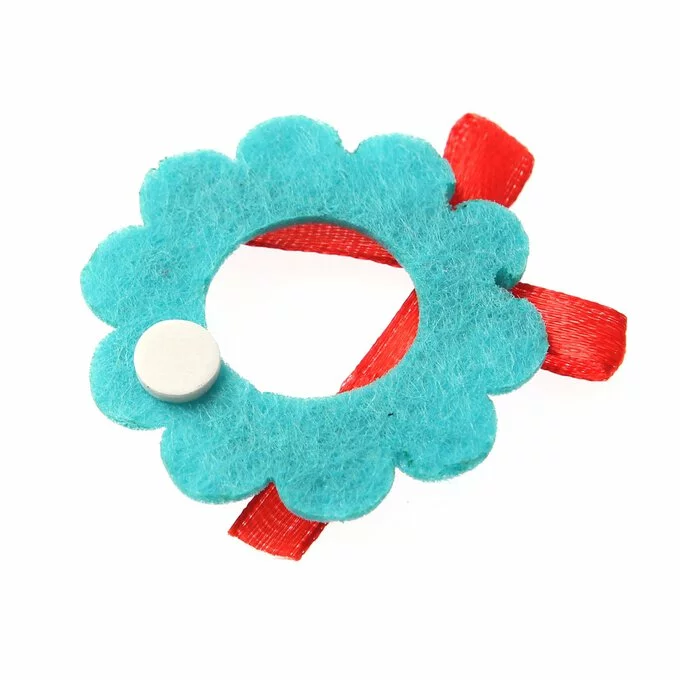 Hobbycraft Pom Pom Wreath Felt Toppers 4 Pack 5 Hobbycraft Pom Pom Wreath Felt Toppers 4 Pack - Image 3