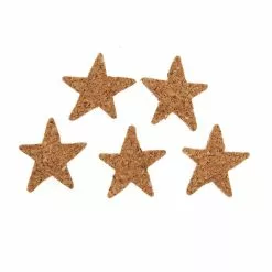 Hobbycraft Star Cork Toppers 5 Pack