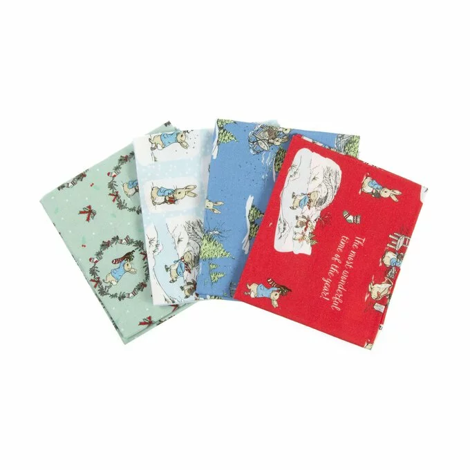 Peter Rabbit Wonderful Time Of Year Fat Quarters 4 Pack 4 Peter Rabbit Wonderful Time Of Year Fat Quarters 4 Pack - Image 2