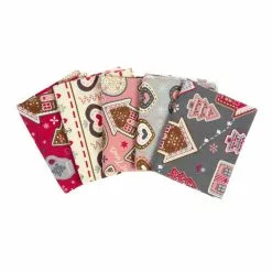 Craft Cotton Company Scandi Sweets Cotton Fat Quarters 5 Pack